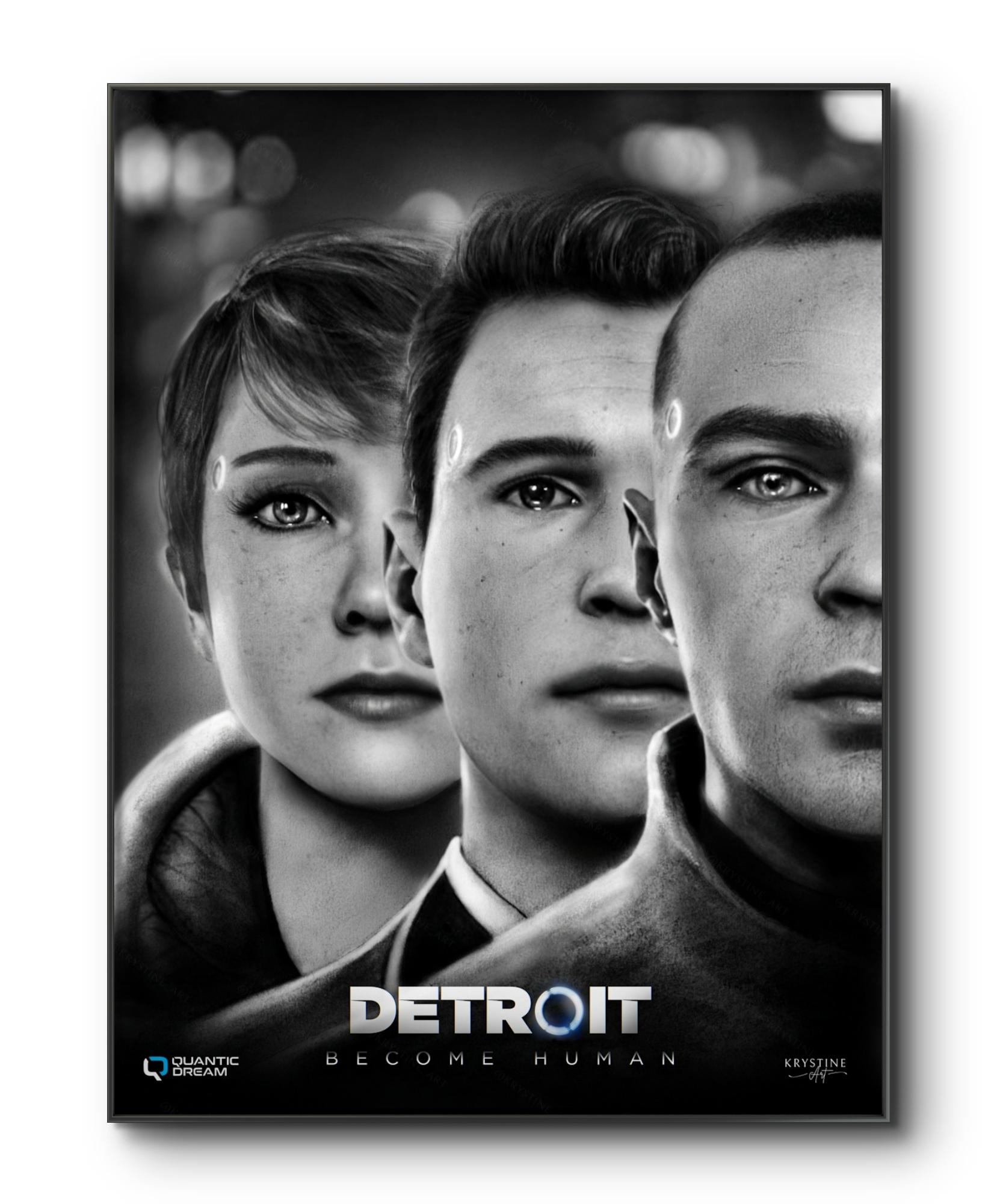 Detroit: Become Human メタルポスター コナー il_fullxfull.6935657845_exh1.jpg