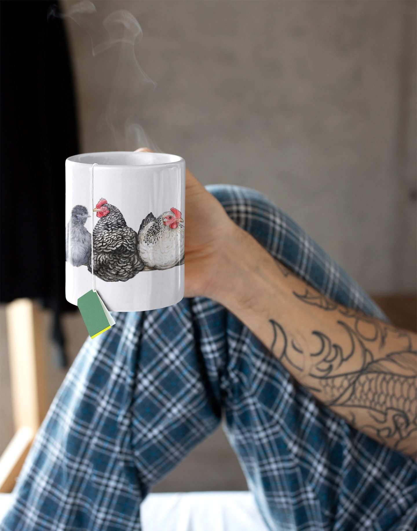 Ceramic Chicken Mug 11oz - Hen mug, Allotment gift,  Garden Gift,  Chicken Mug, Chicken merchandise, Chicken gifts