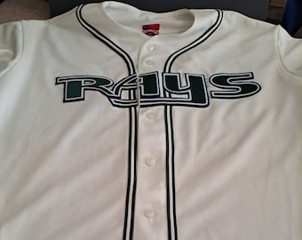 TAMPA BAY DEVIL RAYS VINTAGE 90s MAJESTIC MLB BASEBALL JERSEY