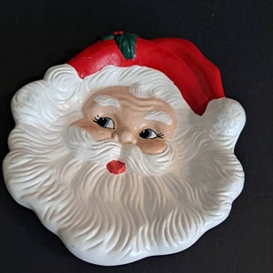 Santa face dish