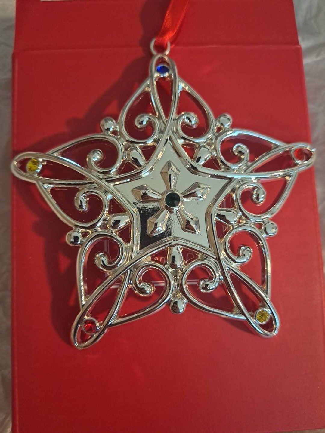 Lenox Snowflake Ornament Etsy