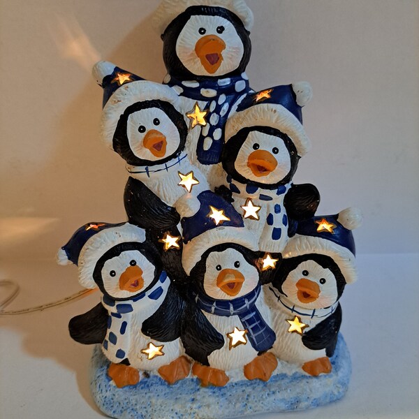 Penguin light up display