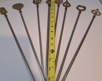 Vintage brass Turkish skewer