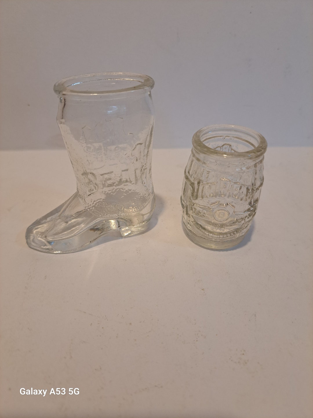 Jim Beam Boot and Barrel Shot Glasses Etsy
