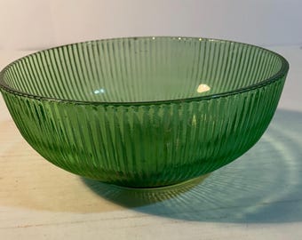 Vintage green ripped bowl