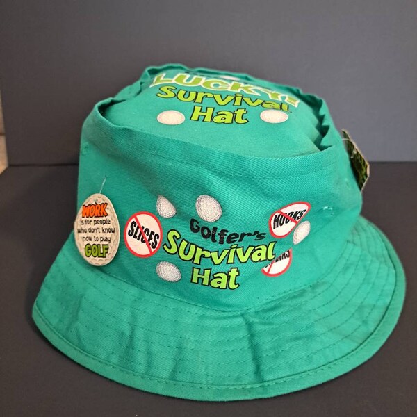 Vintage Golf Hat Etsy