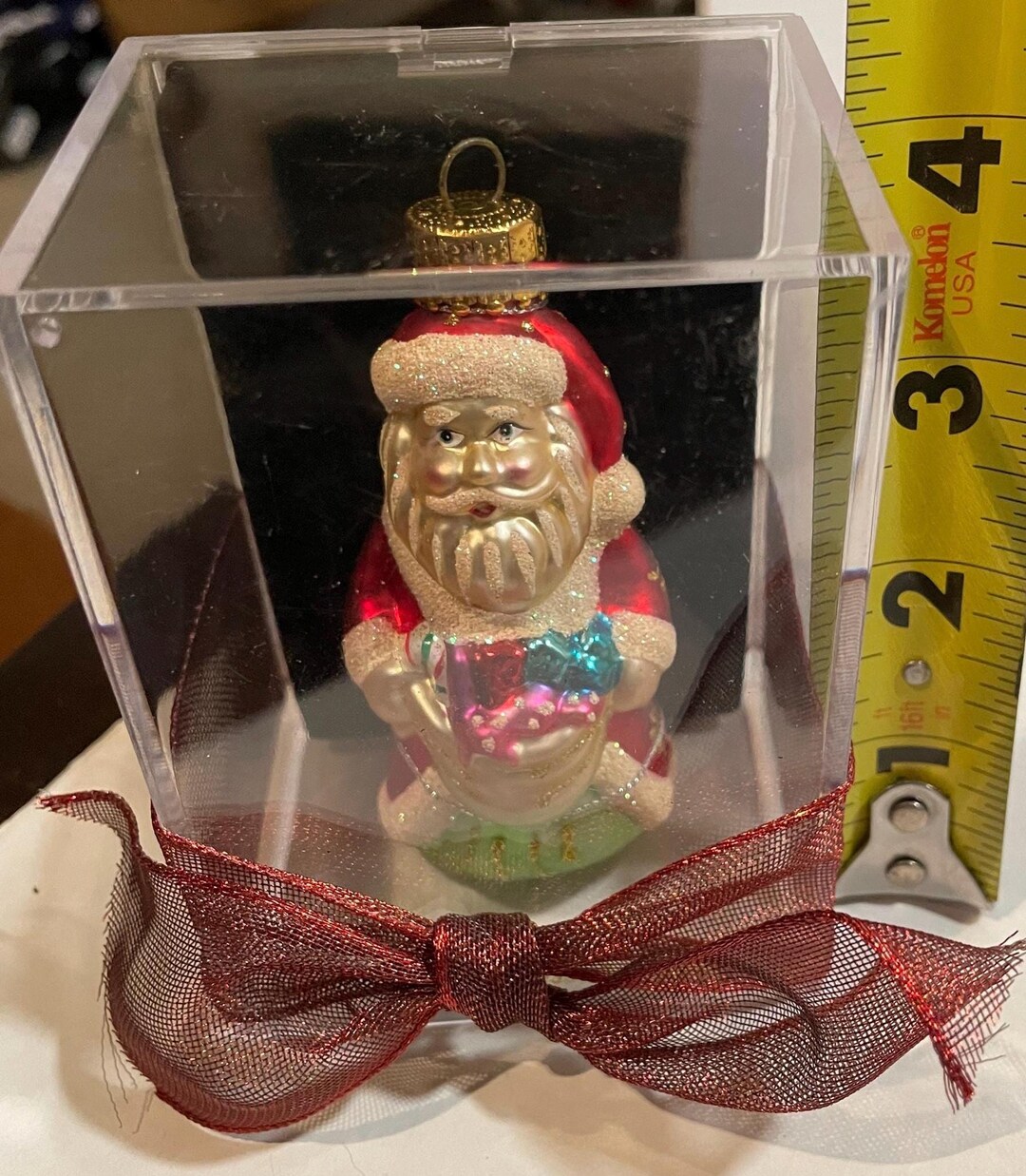 2003 Old World Glass Santa Christmas Ornament - Etsy