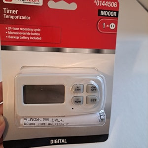 Digital indoor timer