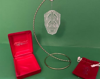 1987 4 Calling birds Waterford crystal ornament #9