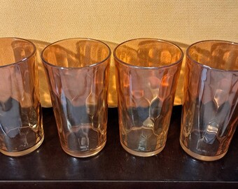 Orange Carnival glasses