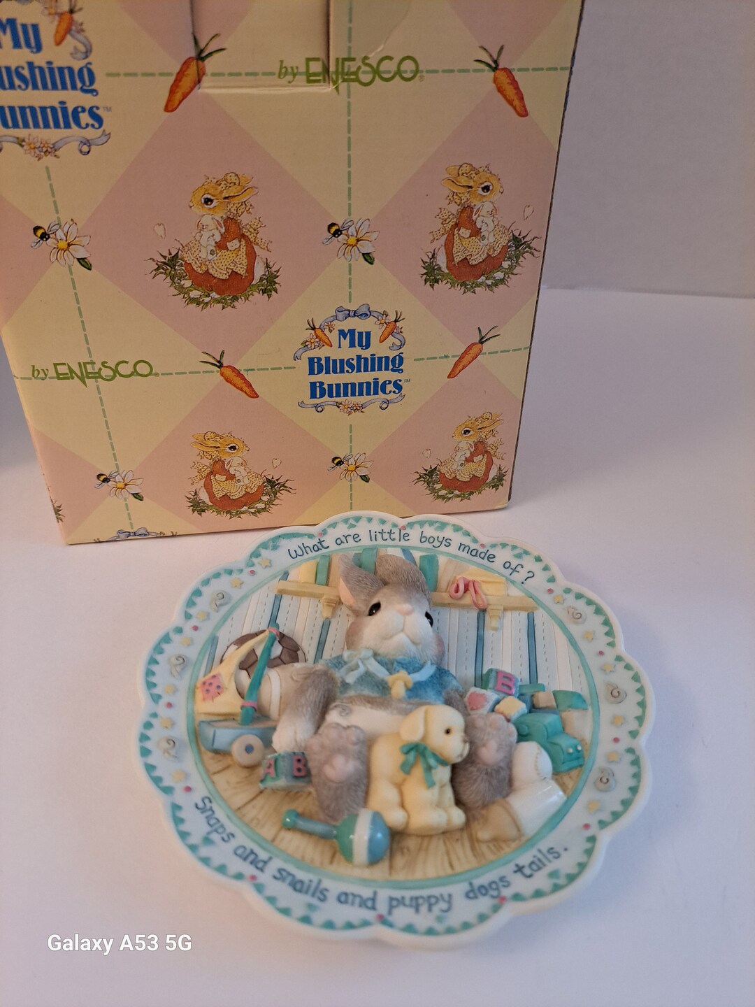 Vintage Baby Boy Plate - Etsy
