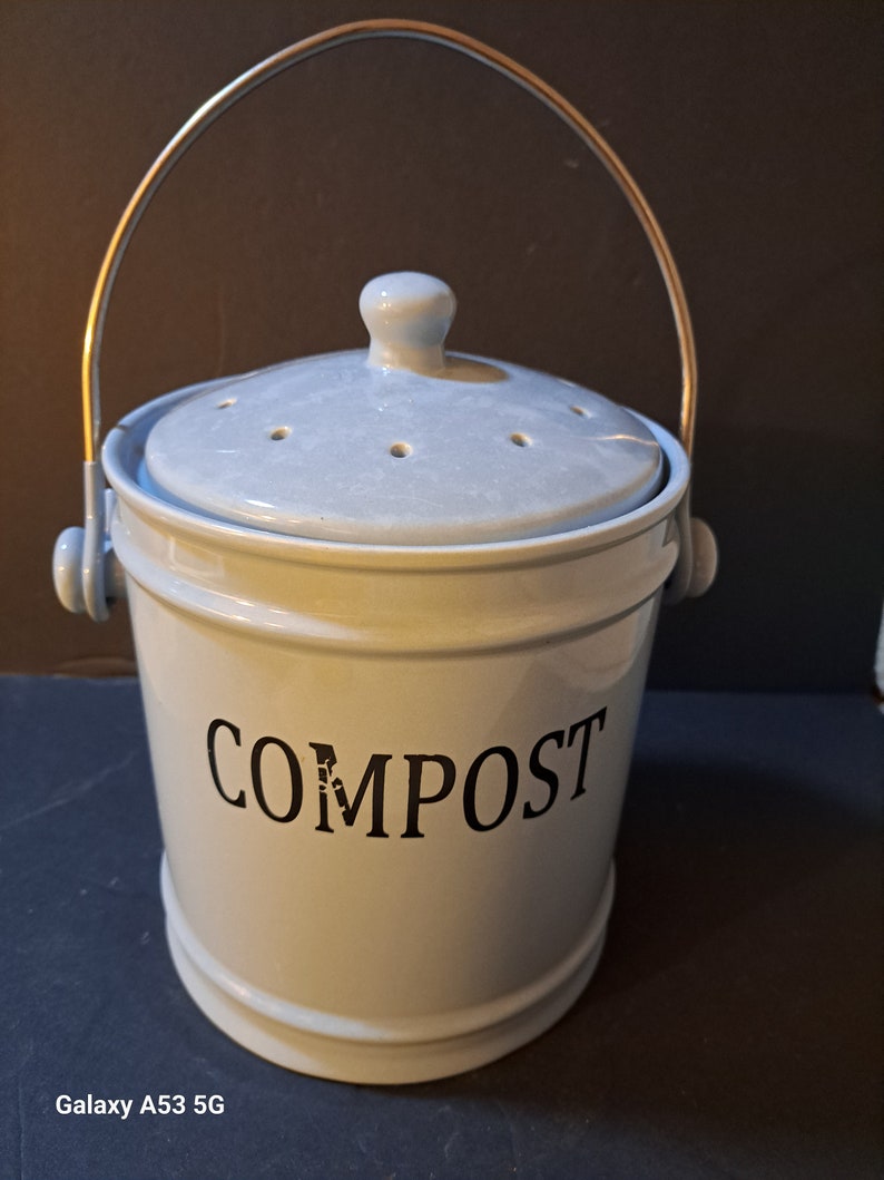 Crofton Countertop Compost Bin Etsy