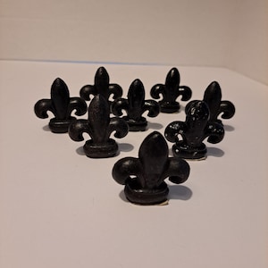 Porte-cartes en fonte Fleur de lys