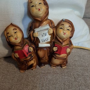 Vintage musical monks