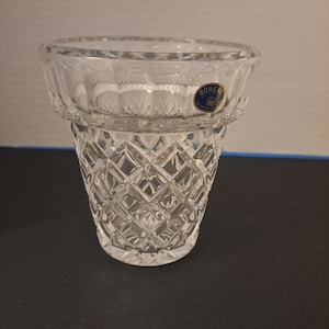 Bohemian crystal Vase