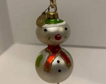 D56 Snowman Ornament - Etsy