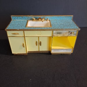 Vintage sink /dishwasher doll furniture
