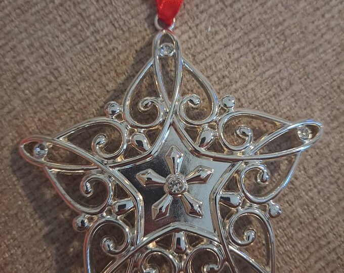 Lenox Snowflake Ornament Etsy