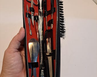Vintage mens grooming kit