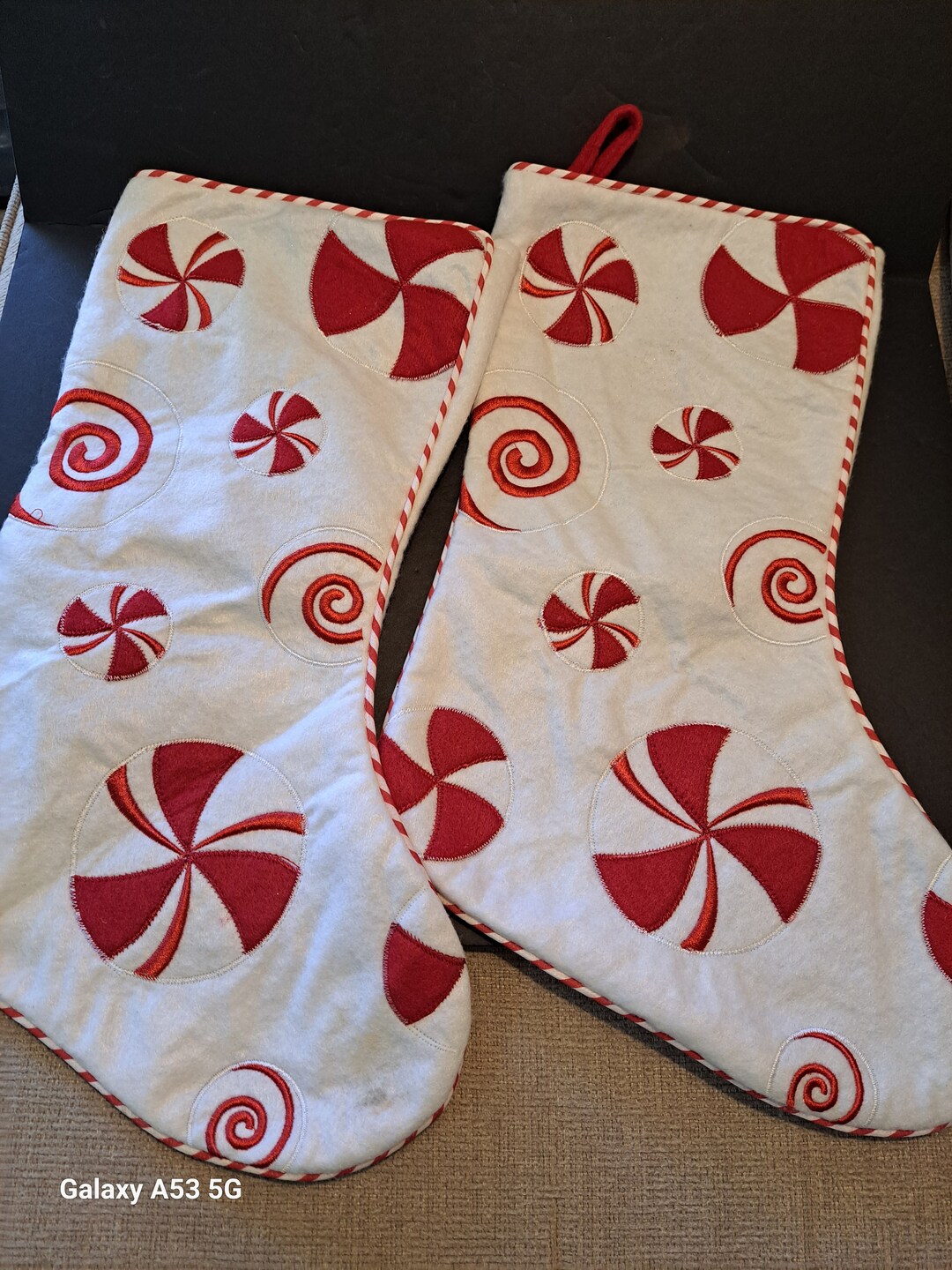 Candy Cane Stockings - Etsy