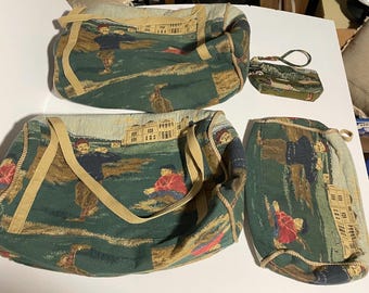 Lot de 4 valises pour le parcours de golf de St Andrew