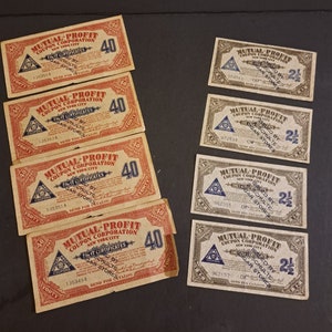 Vintage mutual coupon sets