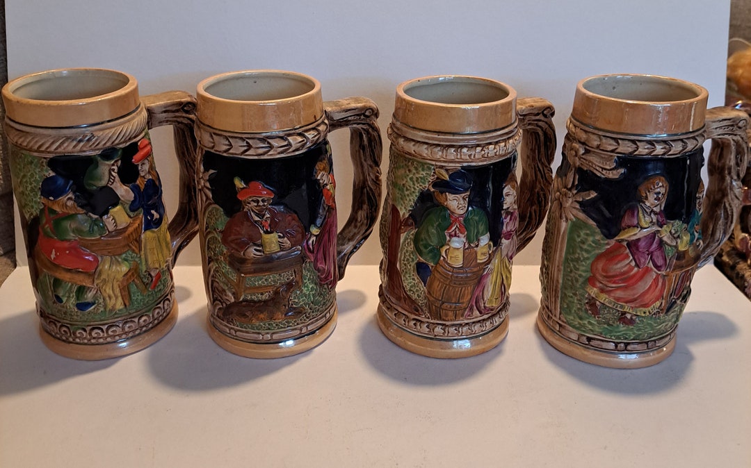 Beer Stein Set Etsy