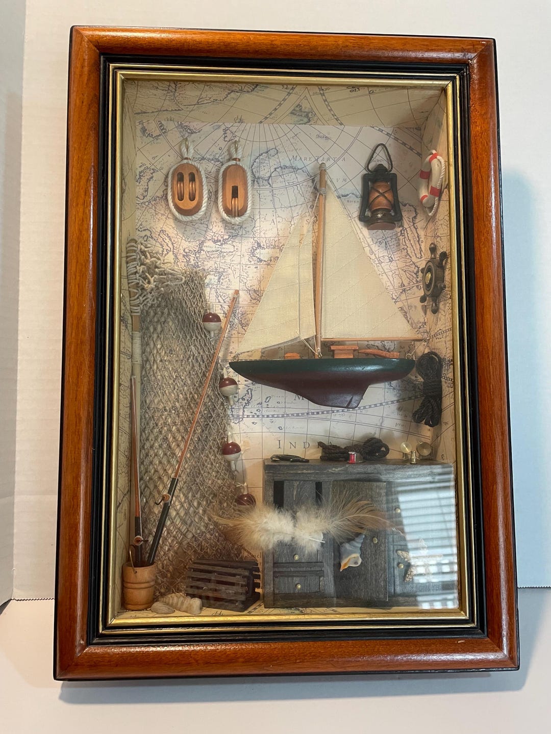 Nautical Shadow Box - Etsy