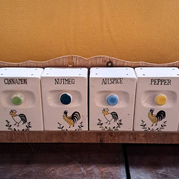 Vintage Spice Rack Etsy