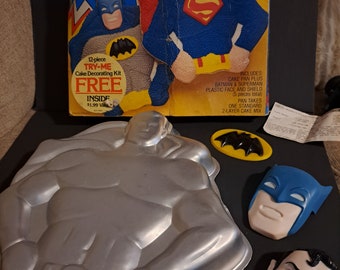Vintage Wilton superhero cake pan