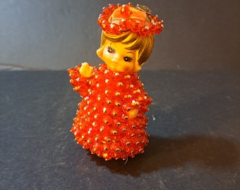 Beaded Christmas girl