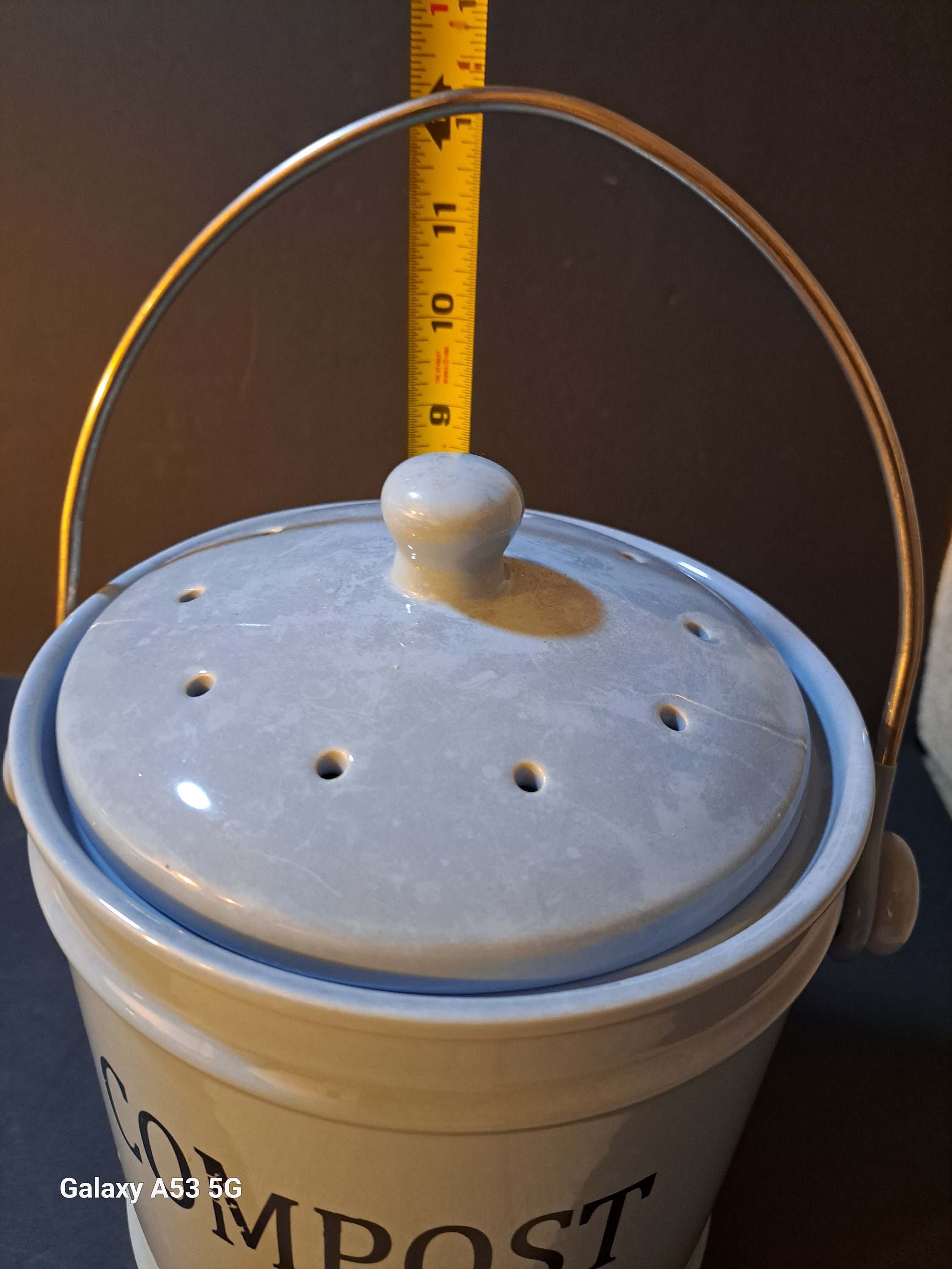 Crofton Countertop Compost Bin Etsy