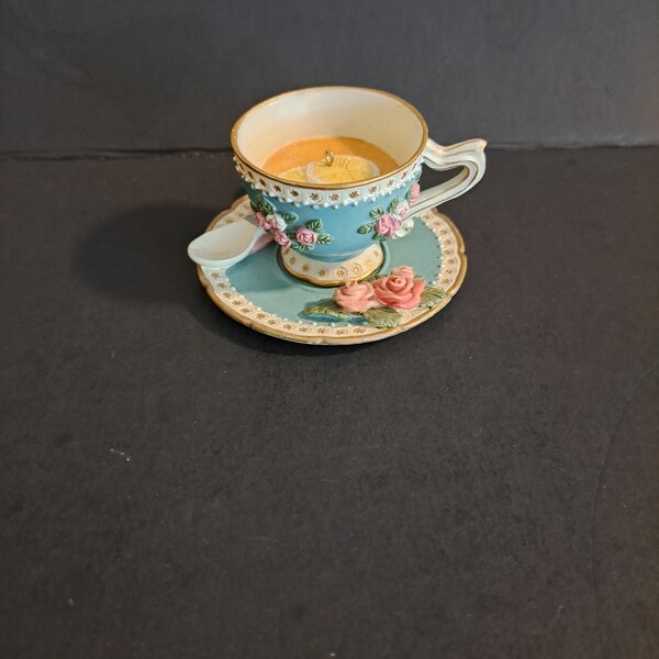 Tea Cup Ornament Etsy