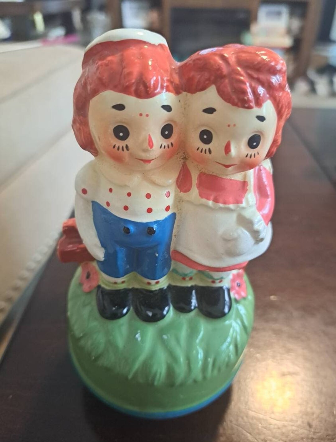 Vintage Raggedy Ann and Andy Music Box Etsy