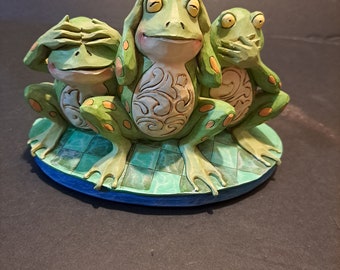 Jim Shore, See no evil, hear no evil,  croak no evil