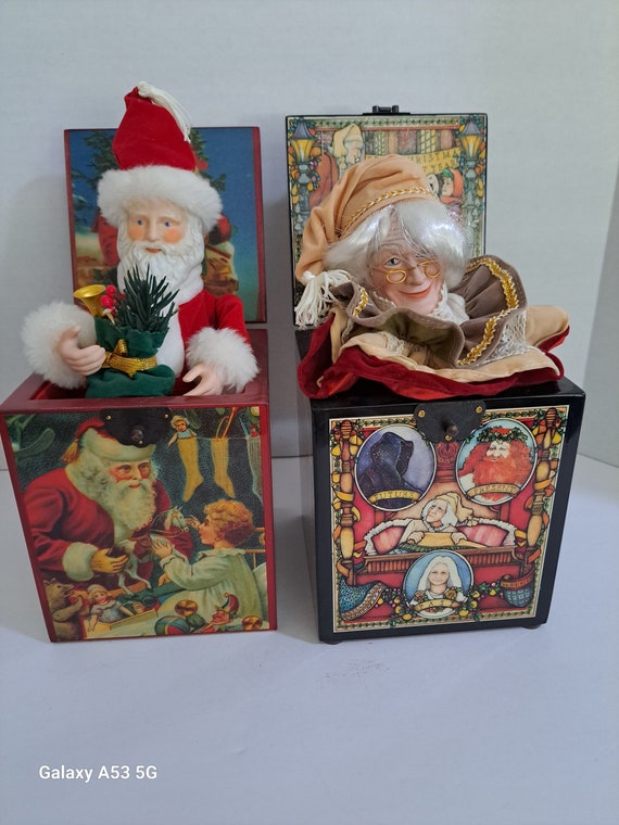 Christmas Jack in Box Music Box - Etsy