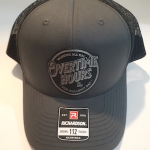 Overtime hours trucker hat