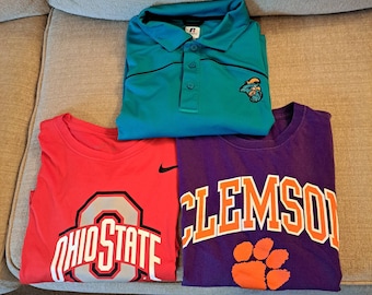 College sports shirts