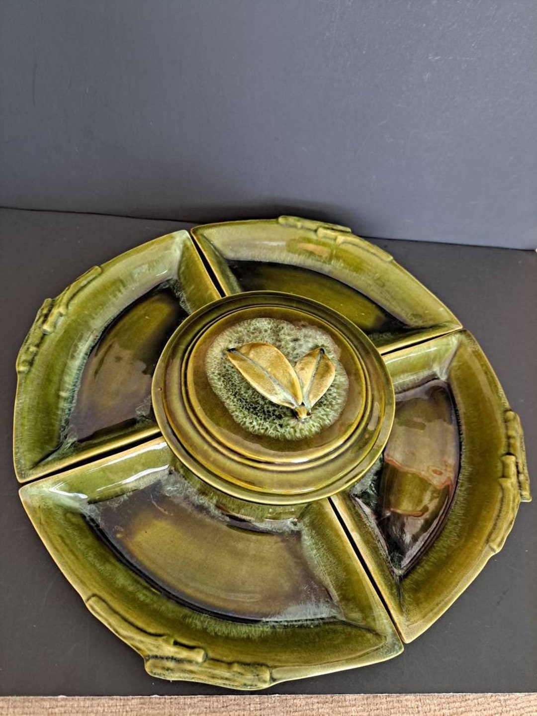 Vintage Lazy Susan Etsy