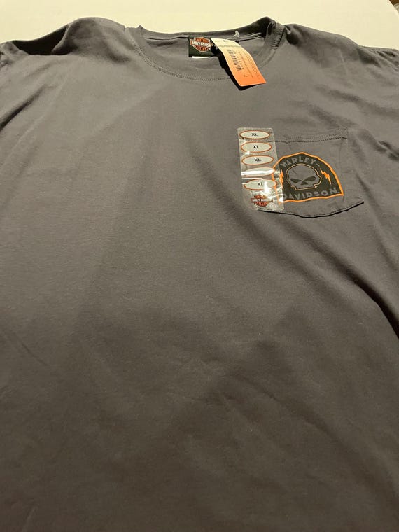 Fink's Harley Davidson XL Grey New Tshirt. Zanesville Ohio - Etsy