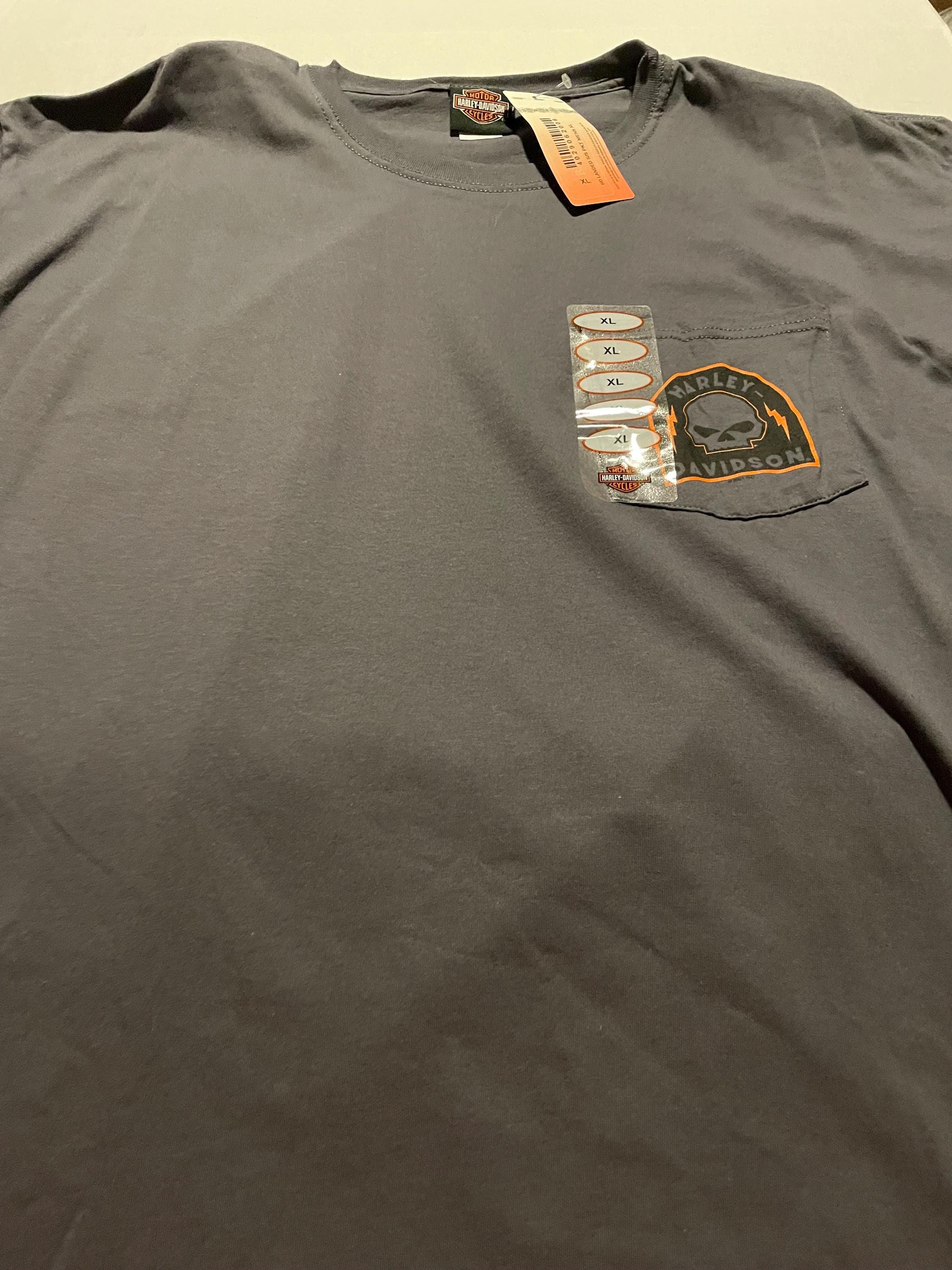 Fink's Harley Davidson XL Grey New Tshirt. Zanesville Ohio - Etsy