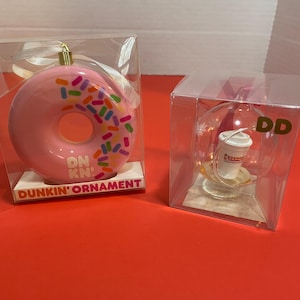 Dunkin Donuts ornaments