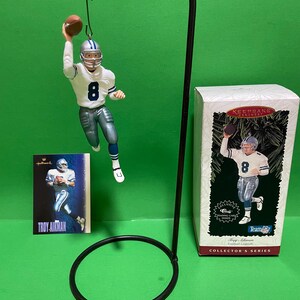 Décoration de Noël exclusive pour carte Troy Aikman Hallmark