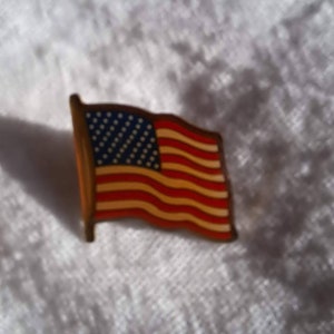 American flag pin
