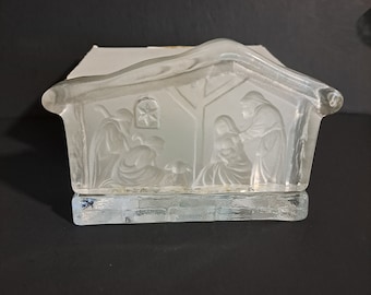 Dean Griff tea light nativity