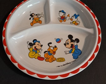 Disney kids plate