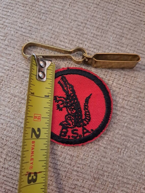 BSA alligator patch and clip - image 2