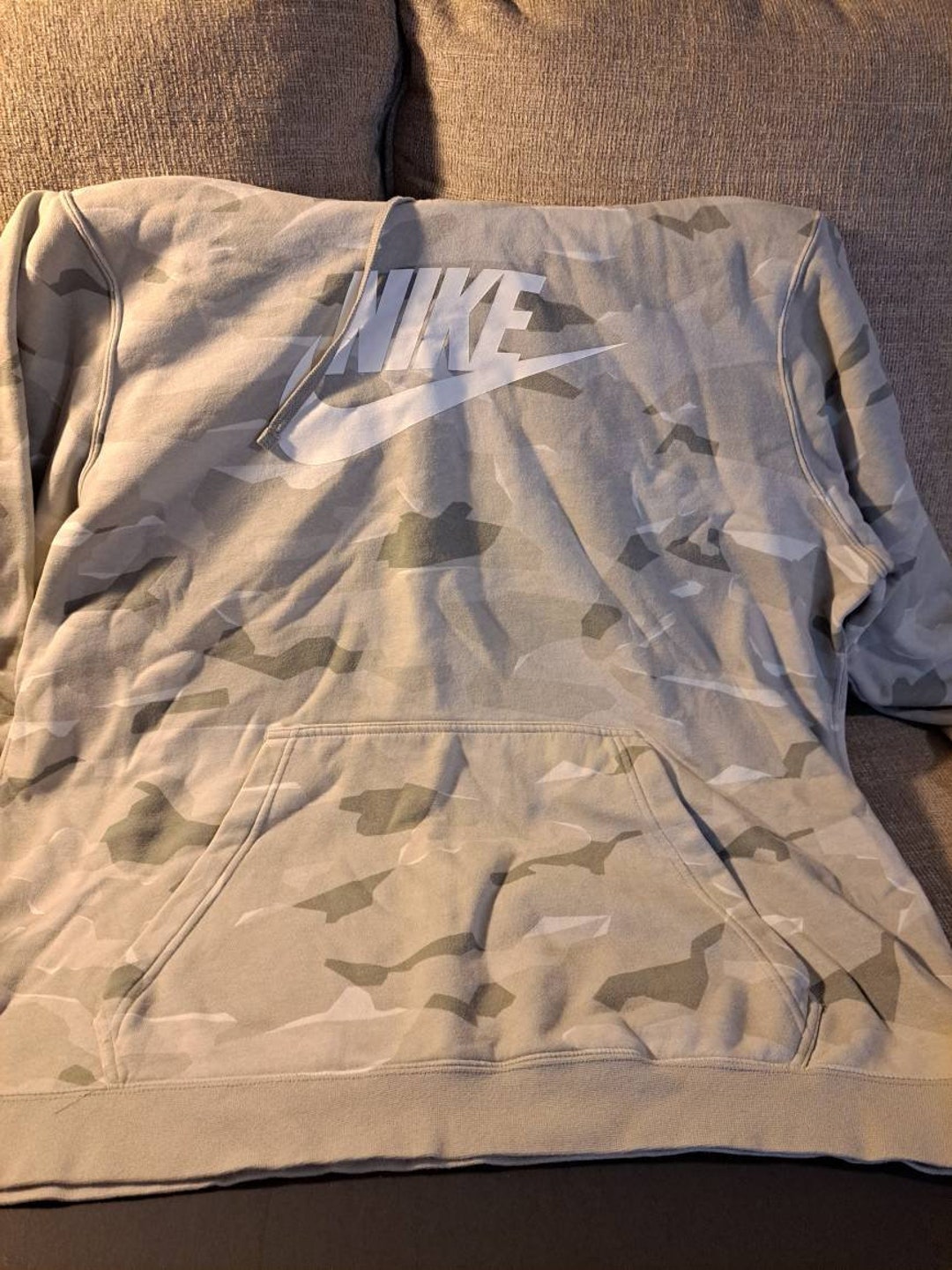 nike camo sweater