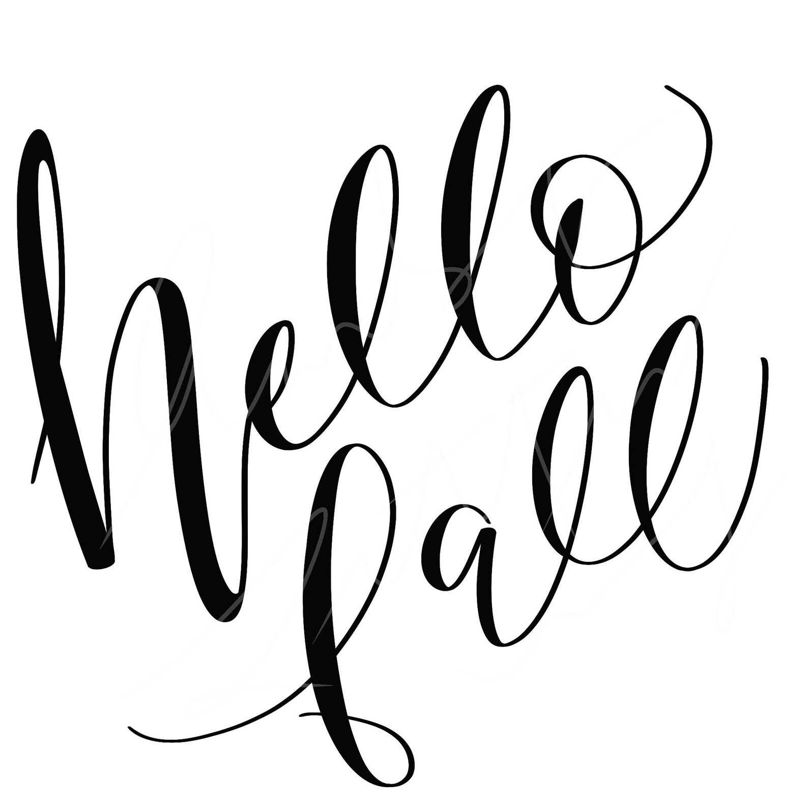 Hello Fall Modern Calligraphy Svg Bundle - Etsy