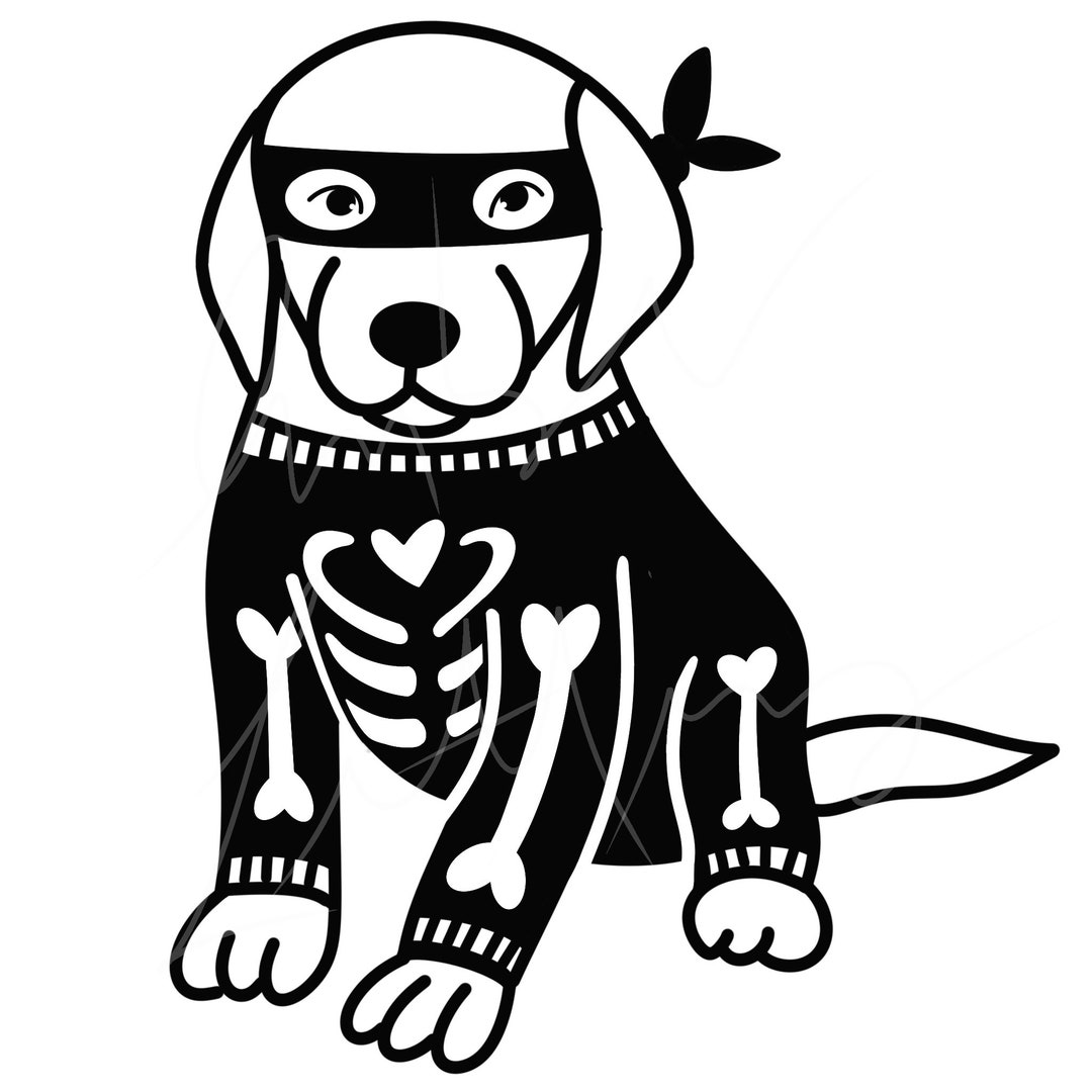 Cute Dog Halloween Outfit Svg File for Cricut Diy Decor Etsy